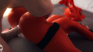 Fem Guilmon Hard Training [Furromantic] - ﻿3D animation on Crohasit