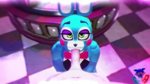 Femboy toy bonnie blowjob - ﻿3D animation on Crohasit