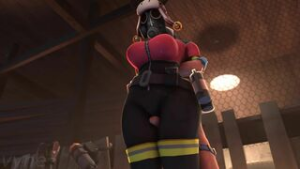Fempyro Thighjob Brigade - ﻿3D animation on Crohasit