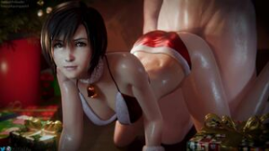 Final Fantasy girl big ass and big cock by InitialA - ﻿3D animation on Crohasit