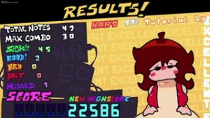 Fnf results Girlfriend blowjob - Friday Night Funkin animation on Crohasit