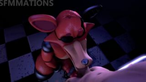 Foxy The Pirate Rails A Human - ﻿3D animation on Crohasit
