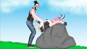 Free Fire Hentai Bunny Girl Rape by Skull Mask (GenzoX) - 2D animation on Crohasit