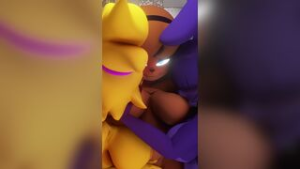 Frenni x Bonfie x Chiku [Skxx Elliot] - ﻿3D animation on Crohasit