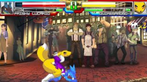 Frisky Lucario VS OviRenamon [MUGEN #18] - Digimon animation on Crohasit