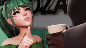 From Kunai To Calling Card (Black) [ConseitNSFW] - ﻿3D animation on Crohasit