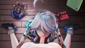 Furina special gift - ﻿3D animation on Crohasit