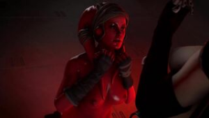 Futa Dark Rey Teases Prisoner - Star Wars animation on Crohasit