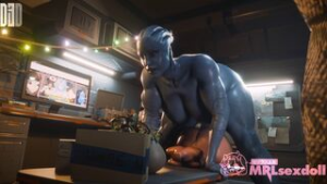 Futa Liara – Mrlsexdoll [D3D] - ﻿3D animation on Crohasit