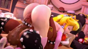 Futa Peach~Comp-1 - Mario animation on Crohasit