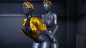 Futa Twins - Atomic Heart animation on Crohasit