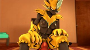 Futa Zeraora facesits and facefucks you(Taker Pov) - Pokemon animation on Crohasit