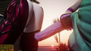 Futanari Soraka slides into Widowmaker’s pussy - ﻿3D animation on Crohasit