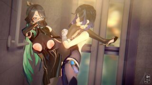 GI Xianyun x Yelan (Chopsticker) - Genshin Impact animation on Crohasit