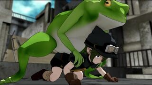 Giant Frog Raping Boy - ﻿3D animation on Crohasit