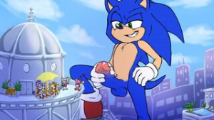 Giant Sonic [tabooki] - Sonic the Hedgehog animation on Crohasit