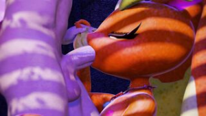 Giving Lopunny a meaty carrot - ﻿3D animation on Crohasit