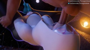 Gwen upside down [bouquetman] - ﻿3D animation on Crohasit