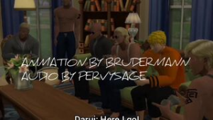 HINATA’S FIRST GANGBANG - The sims 4 animation on Crohasit