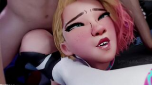 HMV_SPIDER GWEN - ﻿3D animation on Crohasit