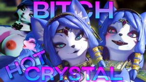 HOT BITCH KRYSTAL [PMV] - ﻿3D animation on Crohasit