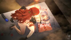 HSR Himeko x Stelle (Chopsticker) - Honkai Star Rail animation on Crohasit