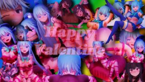 Happy Valentine - ﻿3D animation on Crohasit