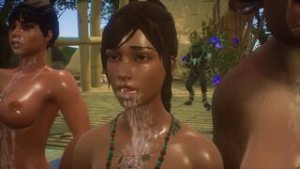 Harem Girls Serve the Jungle King CUM COVERED FUCKING - ﻿3D animation on Crohasit