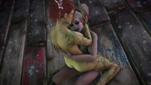 Harley Poison Ivy love making – Amateursfm - Batman animation on Crohasit