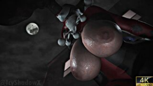 Harley Quinn Spitroast [Blacked][Icyshadow][4K] - ﻿3D animation on Crohasit