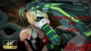 Harley Quinn VS Grid [26RegionSFM][4K60FPS] - ﻿3D animation on Crohasit