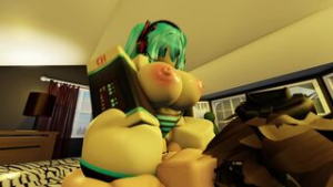 Hatsune Miku wanted my microphone, so I ended up fucking her instead. - ﻿3D animation on Crohasit