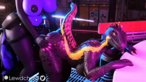 Highwire x Lizard [Lewdchord] - ﻿3D animation on Crohasit