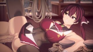Hololive Houshou Marine - ﻿3D animation on Crohasit