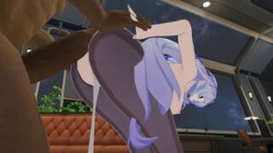 Honkai Star Rail Black Swan Doggystyle Sex Hentai Big Boobs Bouncing Creampie 4K MP4 - ﻿3D animation on Crohasit