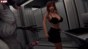 Honoka Secretary Seductress - Dead or Alive 5 animation on Crohasit