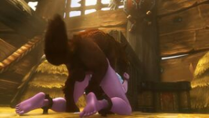 Horny Night Elf Loves Doggy [Noname55] - ﻿3D animation on Crohasit
