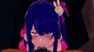 Hoshino Ai Deepthroat - ﻿3D animation on Crohasit