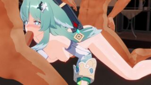 Huo Huo – Hotel Gangbang (4K) [Kiramekuhoshi] - Honkai Star Rail animation on Crohasit