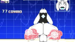 Hyper Canine Cock Toriel – Blue Alt - Mugen animation on Crohasit