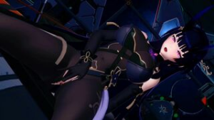 Hyperion After Dark- Raiden Mei Alternative Outfit (Dr.h) - Honkai Impact animation on Crohasit