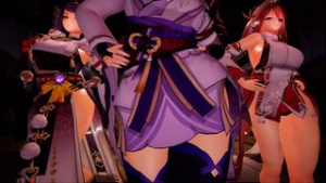 Inazuma Go Dance - Genshin Impact animation on Crohasit