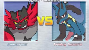 Incineroar (M) VS Lucario (M) [MUGEN #19] - Cyberpunk 2077 animation on Crohasit
