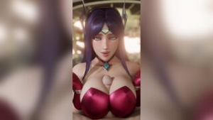 Irelia’s Dances - ﻿3D animation on Crohasit