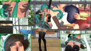 It was just a boobs flashing punishment but it went Hi-Fi - vocaloid animation on Crohasit