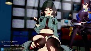 JaneDoe Thighjob (Sound) - zenless zone zero animation on Crohasit