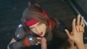 Jessie Rasberry Blowjob Facial [Red Lipstick] [Bulgingsenpai] - ﻿3D animation on Crohasit
