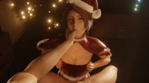 Jessie’s Mom Christmas Titfuck [Lazyprocastinator] (Sound) - ﻿3D animation on Crohasit