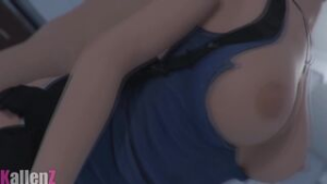 Jill Valentine Compilation (Dogs, Monster, etc) - ﻿3D animation on Crohasit