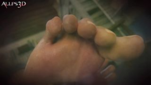 Jill Valentine foot sniffing blowjob POV - ﻿3D animation on Crohasit